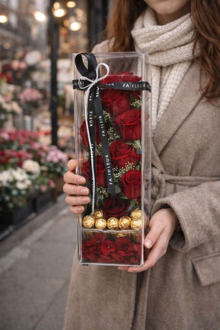 صندوق اكروليك طويل